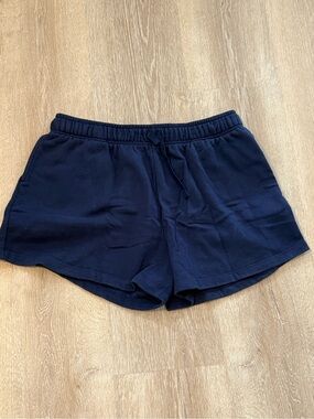 Navy Blue Casual Athletic Shorts Size 0X/14W - Great Condition